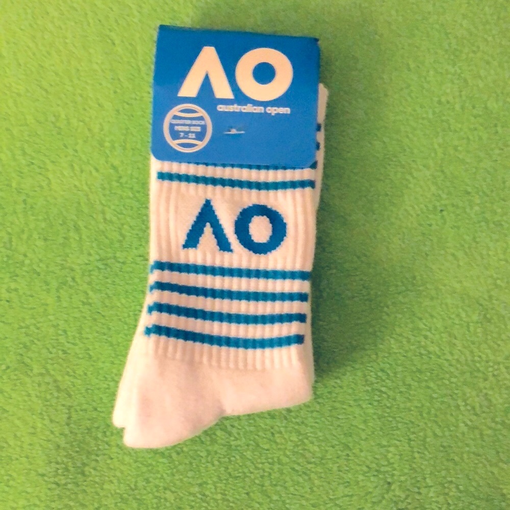 NWT Australian Open Men’s 1/4 Crew Sock